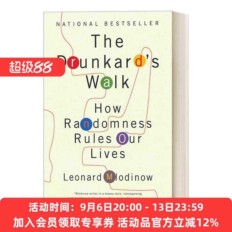 英文原版 The Drunkard's Walk 醉汉的脚步 随机性如何主宰我们的生活 豆瓣推荐 美国国家畅销书 英文版 进口英语原版书籍