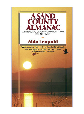 沙乡年鉴 英文原版 A Sand County Almanac Aldo Leopold 英文版 进口英语原版书籍 搭寂静的春天 我们的星球 林金德斯利鱼儿