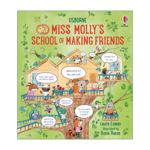英文原版 Miss Molly's School of Making Friends 莫莉老师的学校 交朋友 儿童绘本精装 英文版 进口英语原版书籍