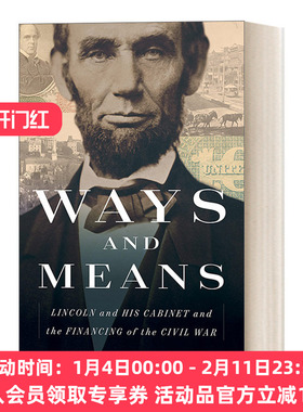 筹款之路 英文原版 Ways and Means 林肯及其内阁与美国内战融资之道 精装 Roger Lowenstein 英文版 进口英语原版书籍