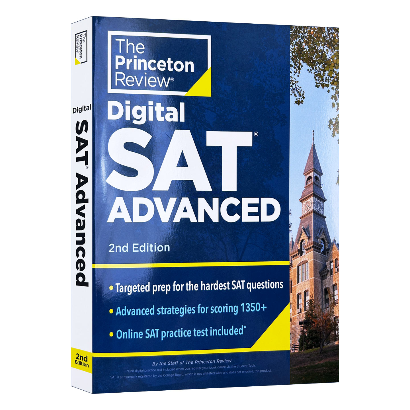 英文原版 Princeton Review Digital SAT Advanced 普林斯顿数字化SAT考试高级备考指南 第二版 英文版 进口英语原版书籍