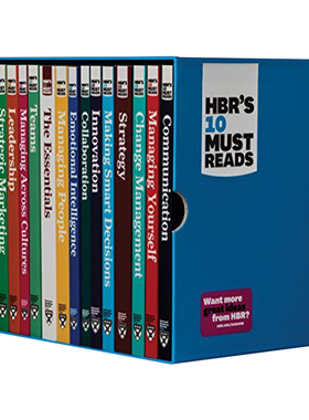 现货 英文原版 HBR's 10 Must Reads Ultimate Boxed Set 14 Books 哈佛商业评论管理必读终极14册套装 英文版 进口英语原版书籍