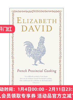英文原版 French Provincial Cooking 普罗旺斯食谱 伊丽莎白·大卫的法式食谱书 英文版 进口英语原版书籍