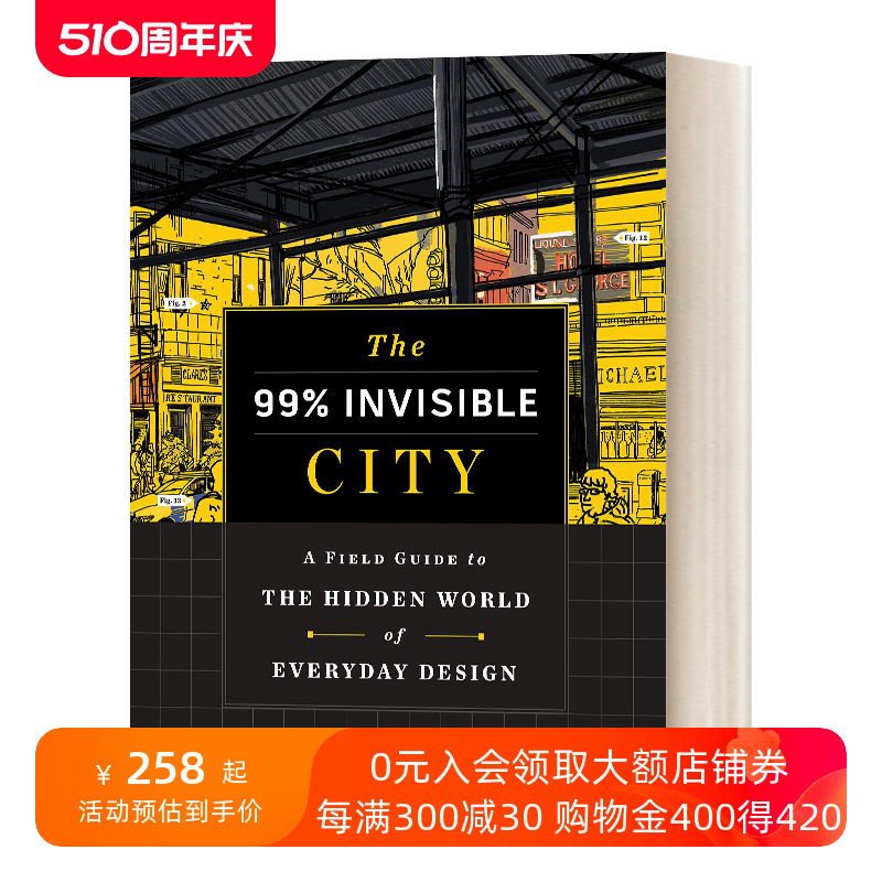 英文原版 The 99% Invisible City看不见的城市日常生活中不为人注意的小设计精装英文版进口英语原版书籍