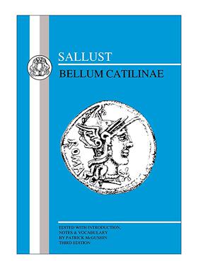 英文原版 Sallust Bellum Catilinae 拉丁语文本系列 撒路斯特 喀提林战争 Patrick McGushin 英文版 进口英语原版书籍