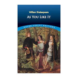 英文原版 As You Like It 皆大欢喜 莎士比亚 Dover Thrift Editions 英文版 进口英语原版书籍