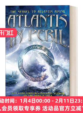 英文原版 Atlantis in Peril Atlantis Saga 02 亚特兰蒂斯传奇系列02 危难中的亚特兰蒂斯 儿童奇幻动作冒险小说 英文版 进口书籍