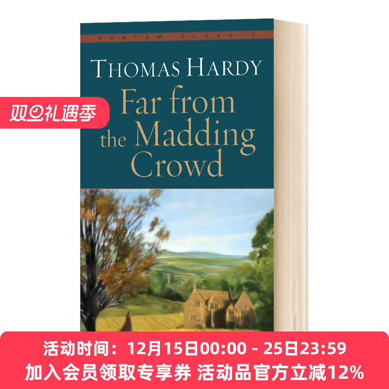 华研原版 远离疯狂的人群 英文原版小说 Far From The Madding Crowd 远离尘嚣 英文版 进口英语书籍