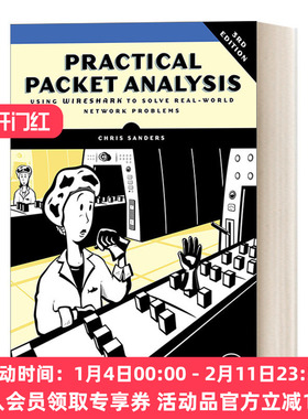 英文原版 Practical Packet Analysis  3rd Edition Wireshark数据包分析实战 第3版 计算机 Chris Sanders 英文版 进口英语书籍