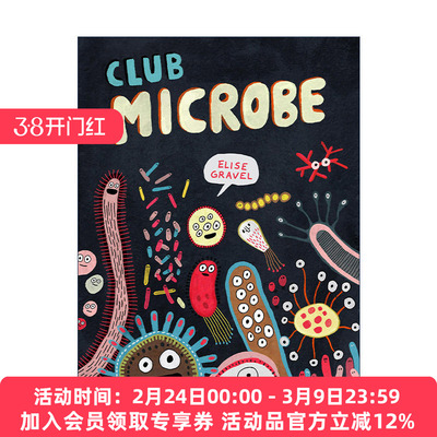 英文原版 Club Microbe 微生物俱乐部 儿童科普 精装 英文版 进口英语原版书籍