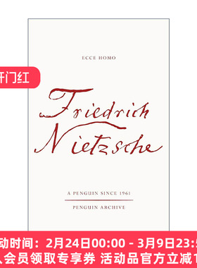 英文原版 Ecce Homo 瞧这个人 尼采 企鹅经典文学90周年纪念系列 英文版 进口英语原版书籍