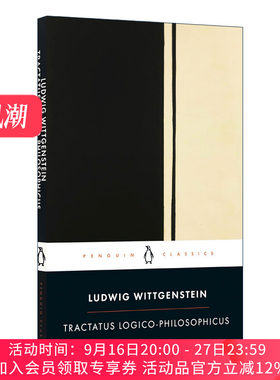 英文原版 Tractatus Logico-Philosophicus 逻辑哲学论 维特根斯坦 企鹅黑经典 英文版 进口英语原版书籍