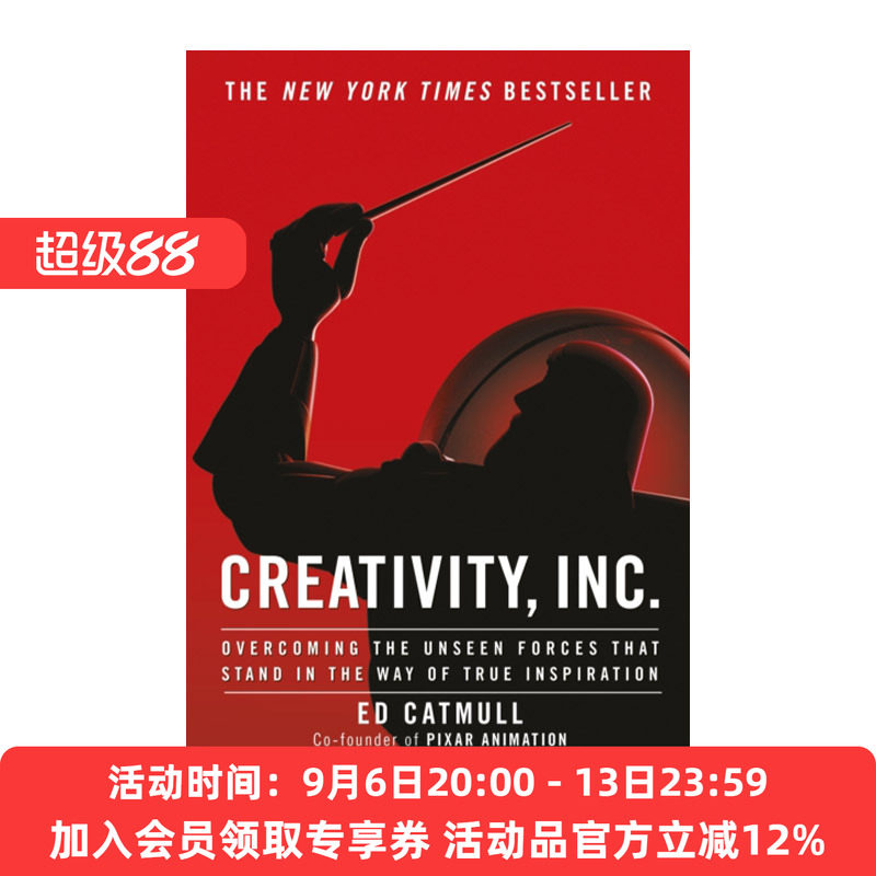 创新公司  英文原版 Creativity Inc 皮克斯的启示 艾德·卡特姆 英文版 进口英语原版书籍图片