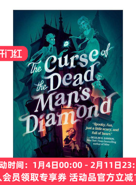 英文原版 The Curse of the Dead Man's Diamond 死者钻石的诅咒 儿童侦探推理小说 Christyne Morrell 英文版 进口英语原版书籍