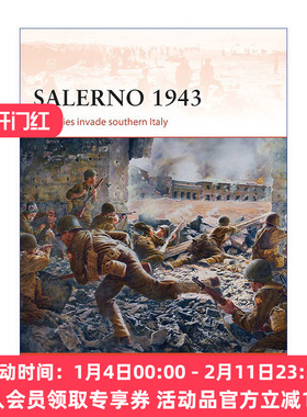 二战盟军1943萨莱诺之战 英文原版 Salerno 1943 战争历史系列 英文版 进口英语原版书籍