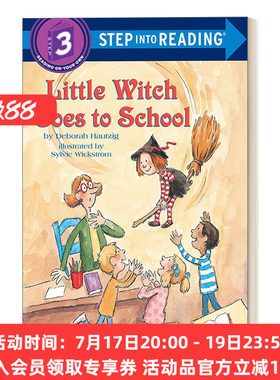 小女巫去上学 英文原版 Step into Reading 3 - Little Witch Goes to School 英文版 进口英语原版书籍