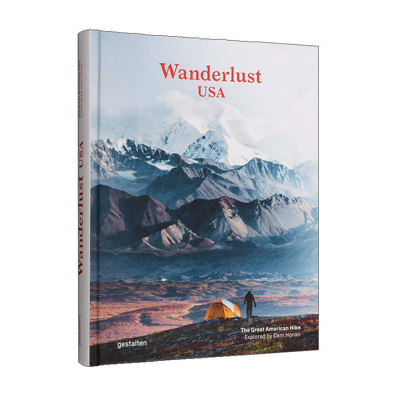 英文原版美国徒步旅行精装