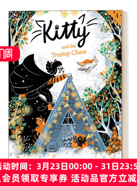 侠盗猫凯蒂和树顶追逐 英文原版 Kitty and the Treetop Chase 初级章节书桥梁书 英文版 进口英语原版书籍