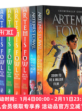 阿特米斯奇幻历险系列8册 英文原版小说 Artemis Fowl 全新版 儿童文学 欧因科弗 Eoin Colfer 英文版原版书籍 正版进口英语书