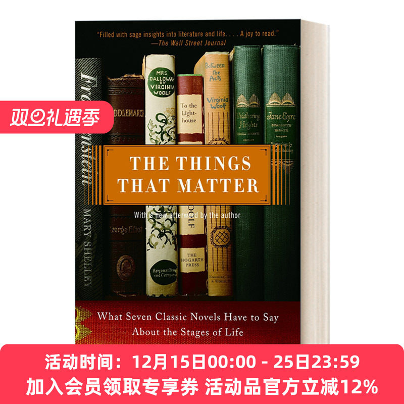 英文原版 The Things That Matter 重要的事情 七部经典小说对人生阶段的阐述 文学评论 Edward Mendelson 英文版 进口书籍