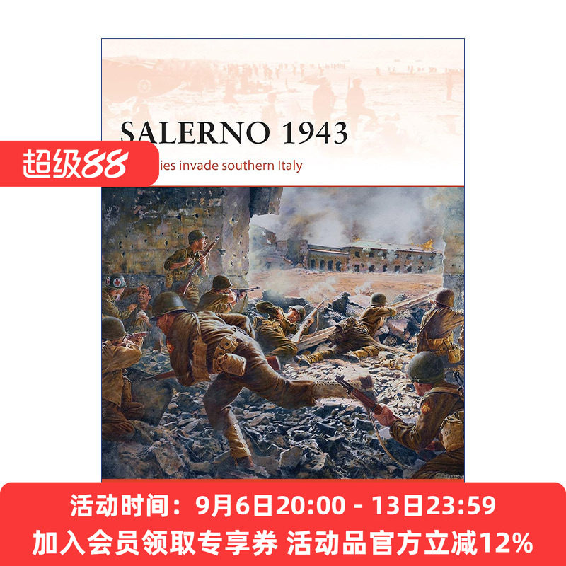 二战盟军1943萨莱诺之战 英文原版 Salerno 1943 战争历史系列 英文版 进口英语原版书籍
