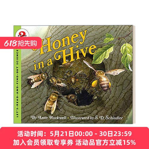 蜂巢里的蜂蜜 英文原版绘本 Let's Read and Find Out 2 Honey in a Hive 自然科学 英文版 进口英语原版书籍