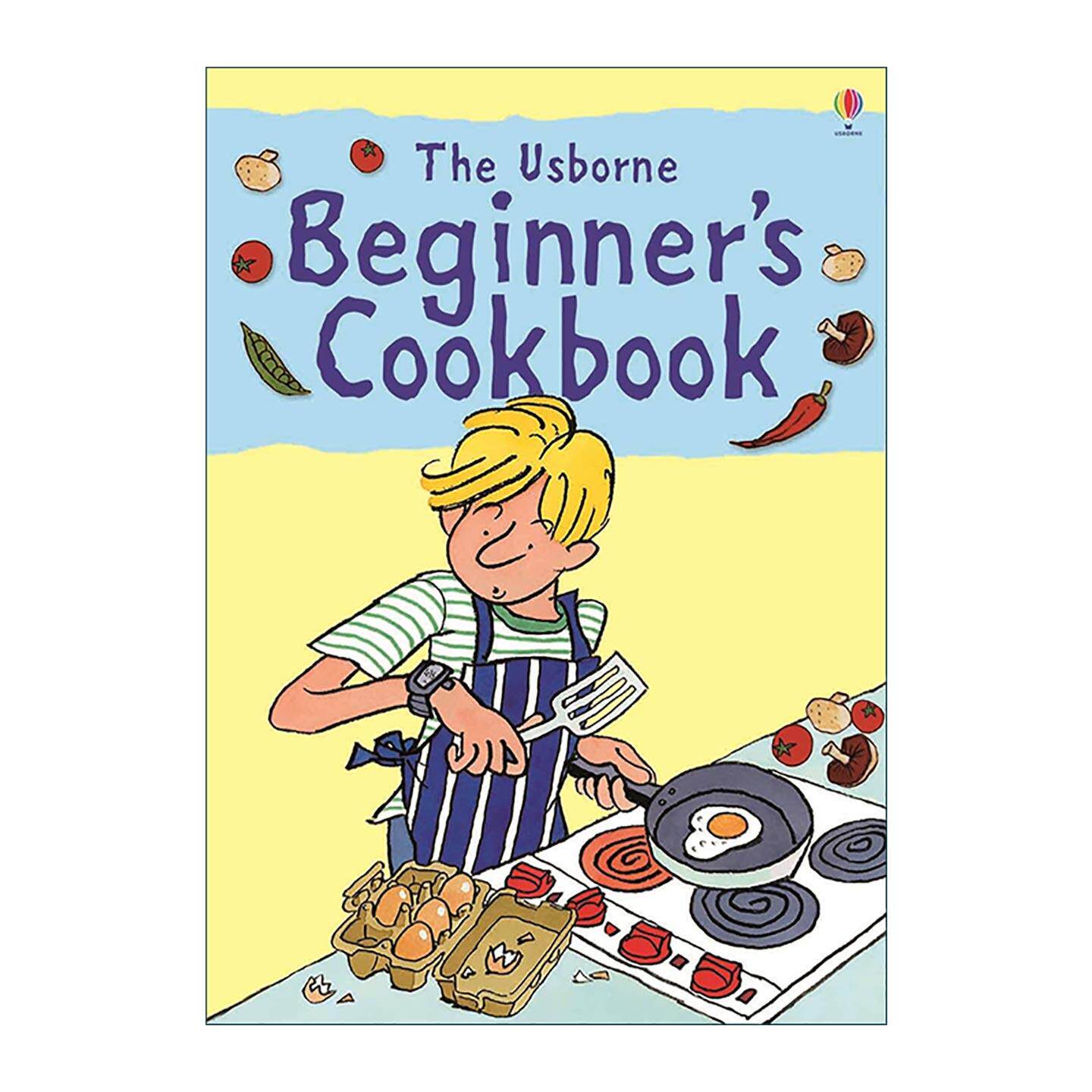 英文原版 Beginners Cookbook 小孩初学者烹饪食谱指南 披萨意面沙拉蛋糕曲奇等 精装 英文版 进口英语原版书籍