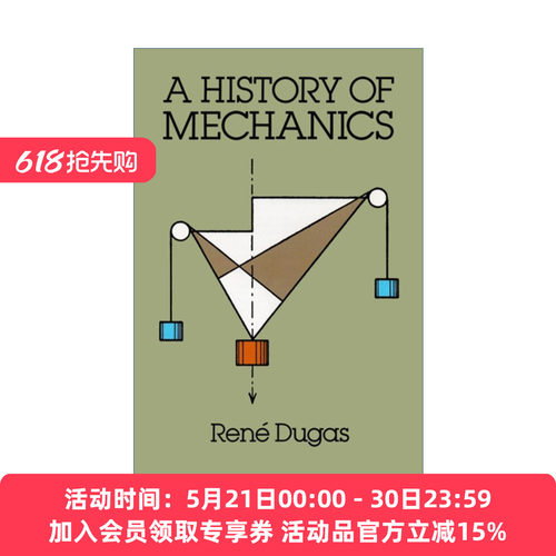 力学史 英文原版 A History of Mechanics Renes Dugas 英文版 进口英语原版书籍