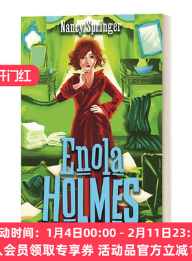 华研原版 福尔摩斯小姐5 英文原版 Enola Holmes 5 The Case of the Cryptic Crinoline 英版 英文版 进口英语原版书籍