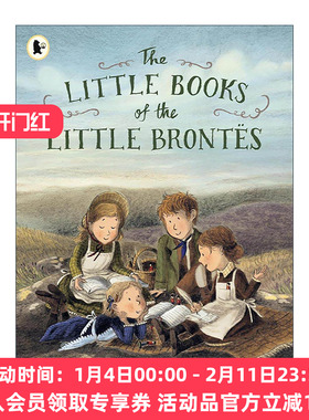 勃朗特姐妹的小小书 英文原版 The Little Books of the Little Brontes 儿童名作家传记绘本 英文版 进口英语原版书籍
