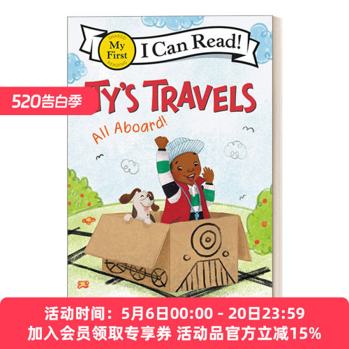 英文原版 Ty's Travels All Aboard! 泰的旅行 开船啦 My First I Can Read分级阅读 英文版 进口英语原版书籍