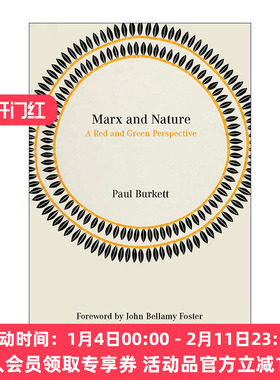 英文原版 Marx and Nature A Red Green Perspective 马克思和自然 红绿视角 环境保护 经济学教授Paul Burkett 英文版