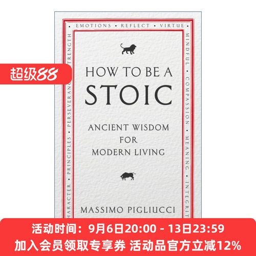哲学的指引  英文原版 How To Be A Stoic 斯多葛哲学的生活之道 马西莫·匹格里奇 英文版 进口英语原版书籍