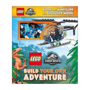 英文原版 LEGO Jurassic World? Build Your Own Adventure DK乐高侏罗纪公园 积木组装拼接启蒙 英文版 进口英语原版书籍