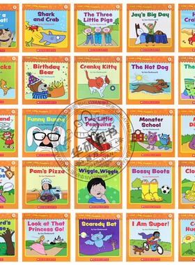 小读者系列D级25册 英文原版 First Little Readers 学乐指导性阅读家长套装英文版 Guided Reading Level D 进口英语书