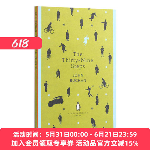 英文原版小说 The Thirty-Nine Steps三十九级台阶The English Library 英文版
