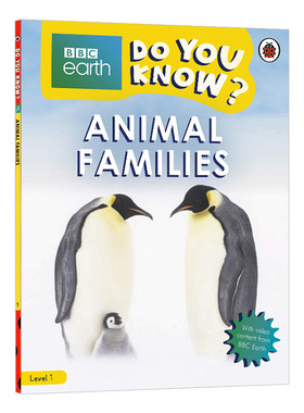 英文原版 Animal Families - BBC Do You Know...? Level 1 英文版
