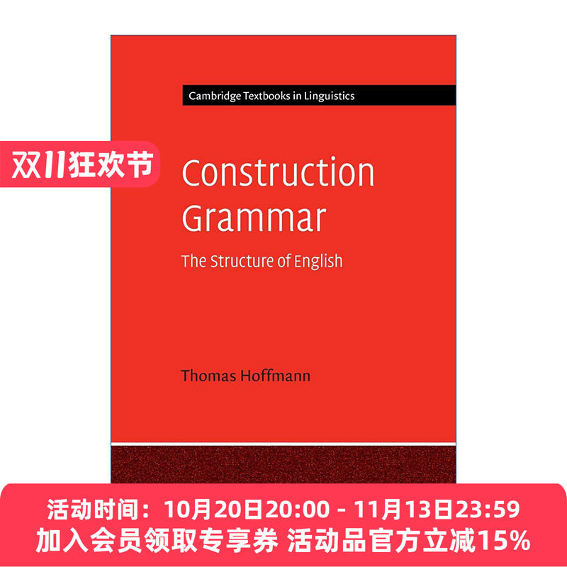 构式语法  英文原版 Construction Grammar 剑桥语言学文本系列 英文版 进口英语原版书籍