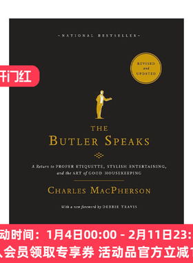 英文原版 The Butler Speaks 管家说话 回归得体的礼仪 时尚的娱乐和良好管家艺术 唐顿庄园 Charles MacPherson 进口英语原版书籍