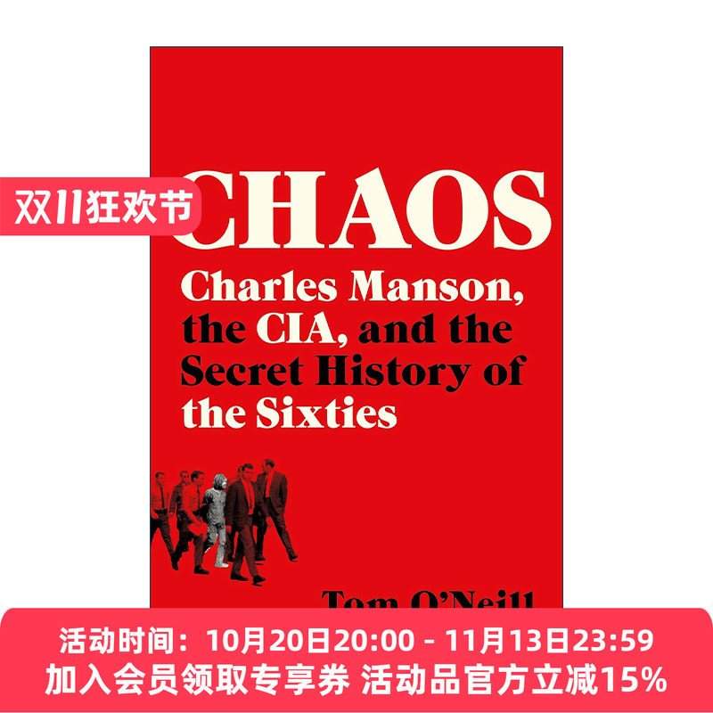 英文原版 Chaos 混乱 查尔斯曼森 中情局和六十年代秘史 英文版 进口英语原版书籍