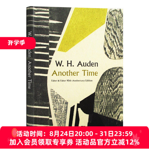 奥登 另一种时间 英文原版 Another Time Faber 90th Anniversary Edition 费伯90周年诗集系列 外国诗歌 英文版 进口原版英语书籍