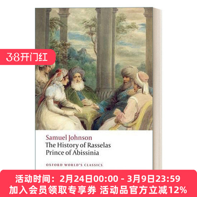 英文原版 The History of Rasselas Prince of Abissinia 王子出游记 牛津世界经典系列 英文版 进口英语原版书籍