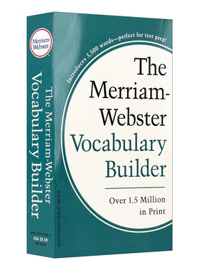韦小绿 韦氏字根词根词典英文原版Merriam Webster's Vocabulary Builder英语词汇英英字典word power made easy单词的力量小白书
