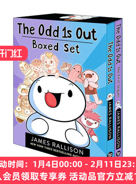英文原版 The Odd 1s Out 2C Boxed Set 奇数是不可能的 两册盒装套装 漫画 James Rallison 英文版 进口英语原版书籍