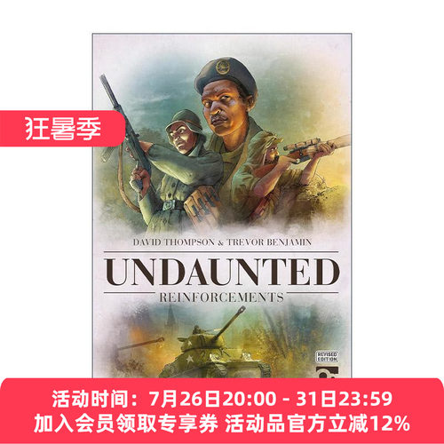 英文原版 Undaunted Reinforcements Revised Edition 无畏战场 扩展升级版 Osprey双人桌游战争兵棋 英文版 进口英语原版书籍