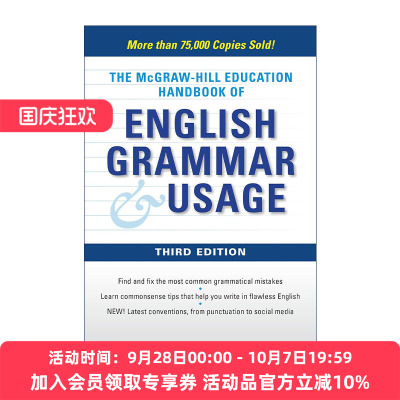 英语语法与用法手册 英文原版 McGraw-Hill Handbook of English Grammar and Usage 第3版 英文版 进口英语原版书籍