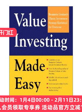 英文原版 Value Investing Made Easy 格雷厄姆经典投资策略 让价值投资变得更容易 英文版 进口英语原版书籍