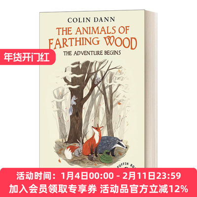 英文原版 The Animals of Farthing Wood The Adventure Begins 法兴森林的动物 冒险开始 英文版 进口英语原版书籍