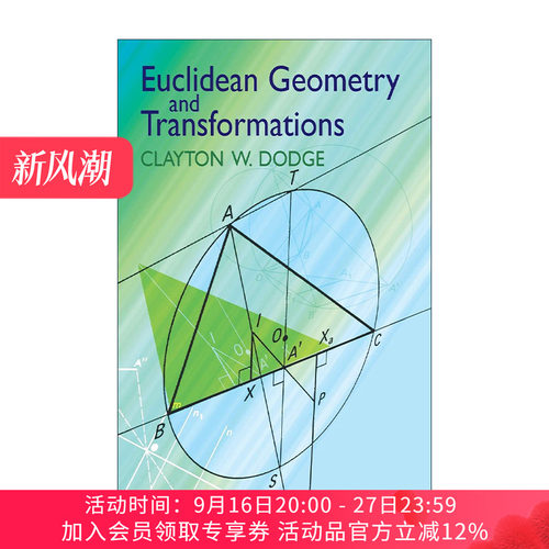 英文原版 Euclidean Geometry and Transformations 欧几里得几何与变换 数学 Clayton W. Dodge 英文版 进口英语原版书籍