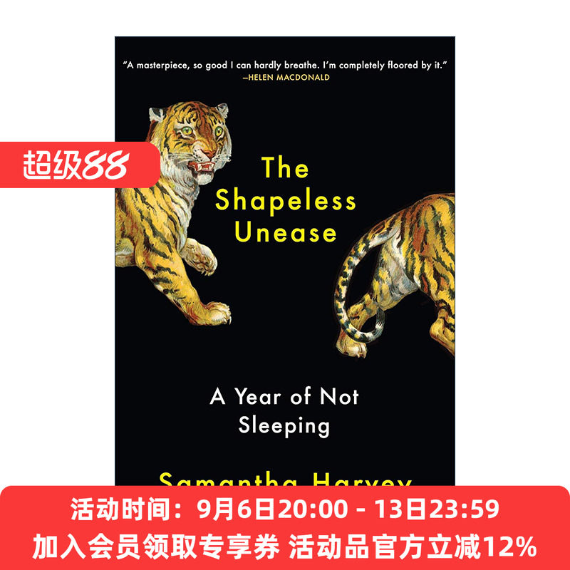 英文原版The Shapeless Unease我睡不着的那一年 2024布克奖得主萨曼莎·哈维 献给无眠者的治愈之书 拥抱无形的不安传记 进口书籍